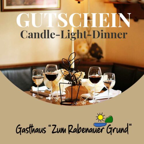 Gutschein - Candle-Light-Dinner